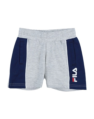 FILA Shorts & Bermuda Light grey 90% Cotton, 5% Elastane, 5% Viscose