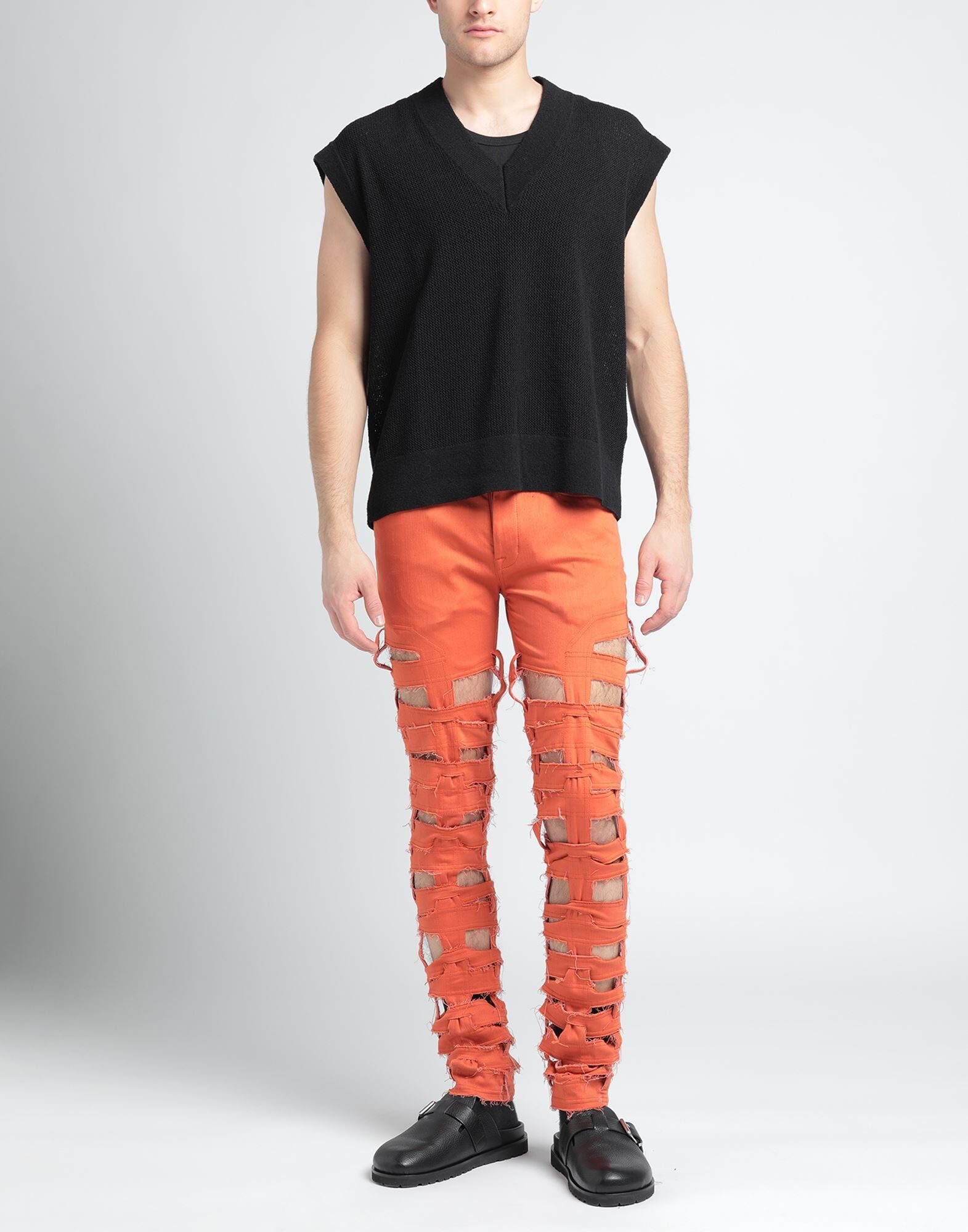 DRKSHDW by RICK OWENS Jeans and Denim | Orange Men's Denim Pants