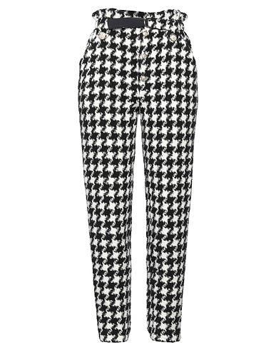 AMEN Casual trouser Black 36% Acrylic, 33% Polyester, 20% Wool, 11% Alpaca wool