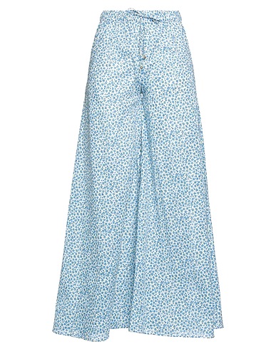 DELFINA Casual trouser Azure 100% Cotton