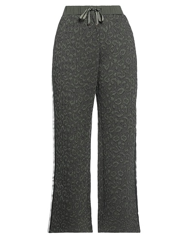 LIU •JO Casual pants Dark green 88% Polyester, 8% Lurex®, 4% Elastane