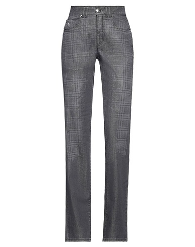 ANGELO MARANI Denim pants Black 98% Cotton, 2% Elastane