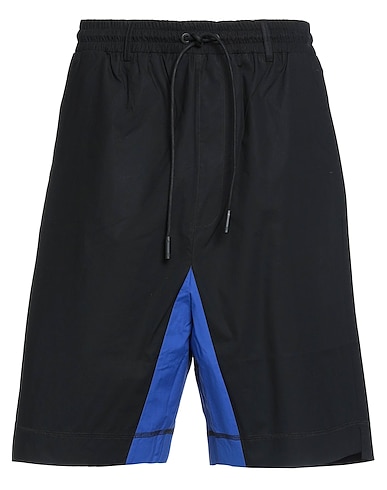 MARCELO BURLON Shorts & Bermuda Black 90% Cotton, 10% Polyurethane