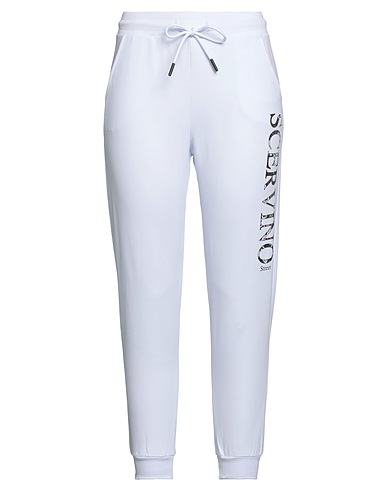 SCERVINO Casual trouser White 95% Cotton, 5% Elastane