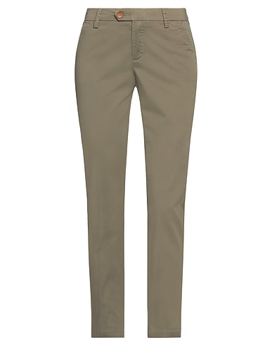 AT.P.CO Casual trouser Military green 98% Cotton, 2% Elastane