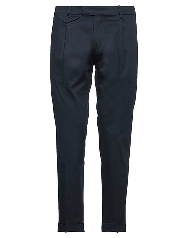 MICHAEL COAL Casual pants Midnight blue 97% Cotton, 3% Elastane