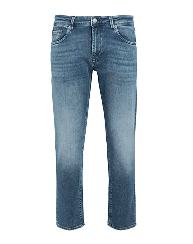 SELECTED HOMME Jeans Blau 94% Organische Baumwolle, 4% Elastomultiester, 2% Elastan