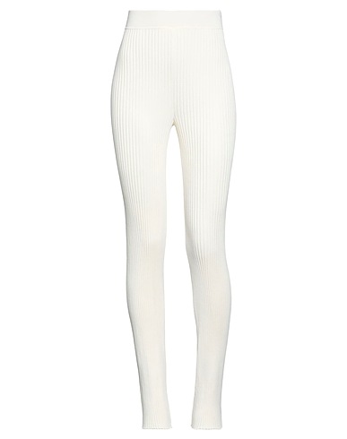 DROMe Casual pants Ivory 65% Viscose, 35% Polyamide