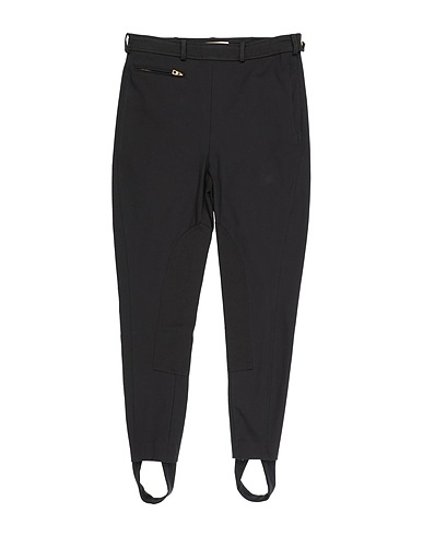 TORY BURCH Casual trouser Black 65% Cotton, 29% Polyamide, 6% Elastane, Wool