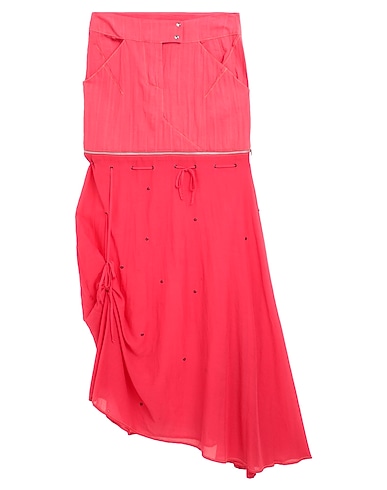 ALESSANDRO DE BENEDETTI Maxi Skirts FUCSIA 100% Cotton