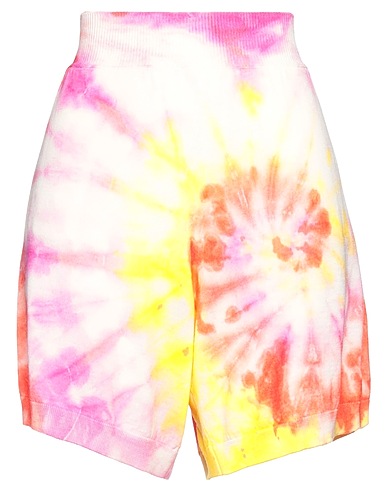 STELLA McCARTNEY Shorts & Bermuda Yellow 100% Virgin Wool, Wool, Elastane, Polyamide