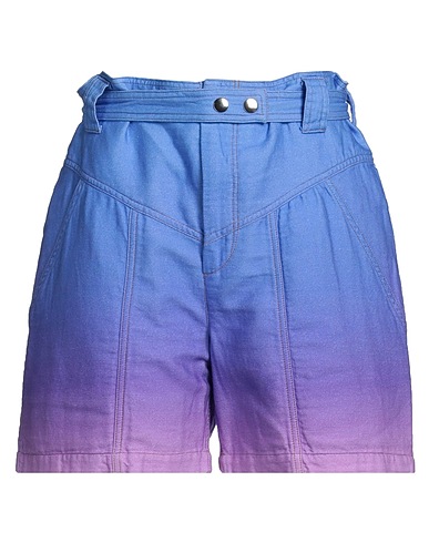 ISABEL MARANT Shorts & Bermuda Azure 64% Cotton, 36% Linen