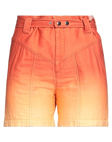 ISABEL MARANT Shorts & Bermuda Rust 64% Cotton, 36% Linen