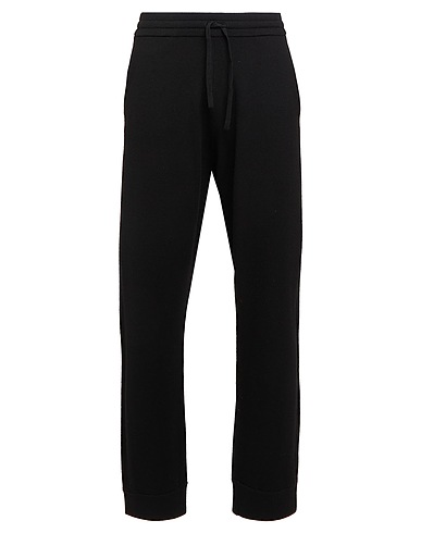 EMPORIO ARMANI Pantalone Nero 100% Lana Vergine