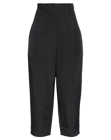 STELLA McCARTNEY Pantalone Nero 72% Viscosa, 28% Lino