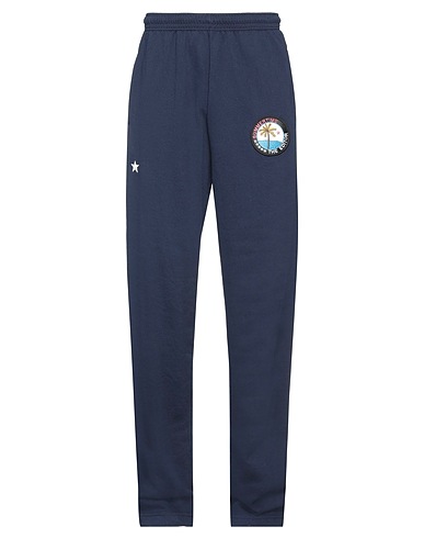 THE EDITOR Pantalone Blu navy 80% Cotone, 20% Poliestere