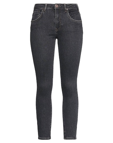 ONE TEASPOON Denim trousers Black 68% Cotton, 25% Recycled cotton, 5% Recycled polyester, 2% Elastane
