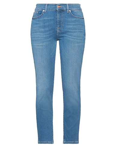 7 FOR ALL MANKIND Denim trousers Blue 94% Cotton, 4% Polyester, 2% Elastane