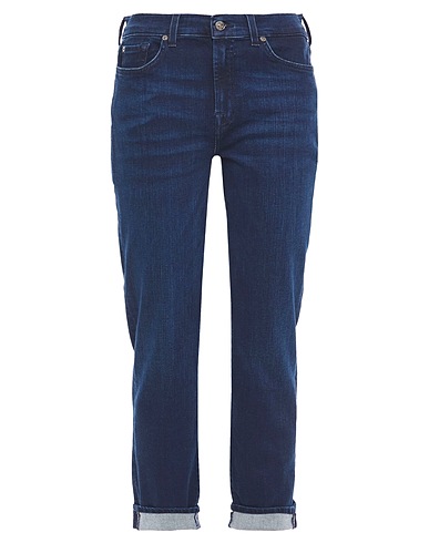 7 FOR ALL MANKIND Denim trousers Blue 94% Cotton, 4% Polyester, 2% Elastane