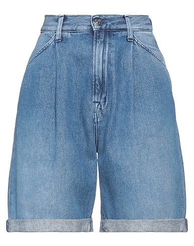 (+) PEOPLE Denim shorts Blue 100% Cotton