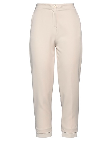 LE SARTE DEL SOLE Casual trouser Light grey 90% Polyester, 10% Elastane