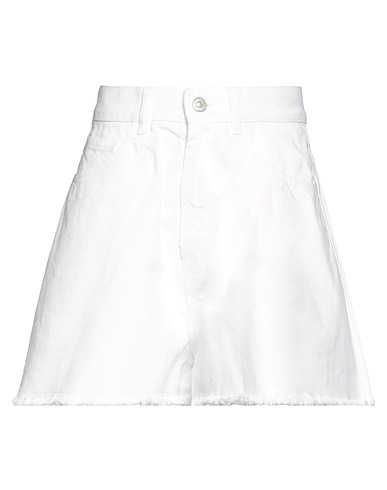 FORTE DEI MARMI COUTURE Denim shorts White 100% Cotton