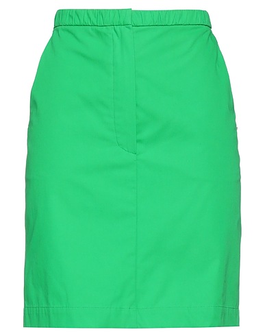 SPORTMAX Mini skirt Green 100% Cotton