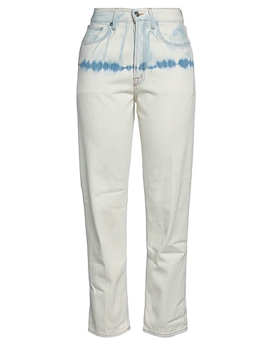 (+) PEOPLE Denim trousers Blue 100% Cotton