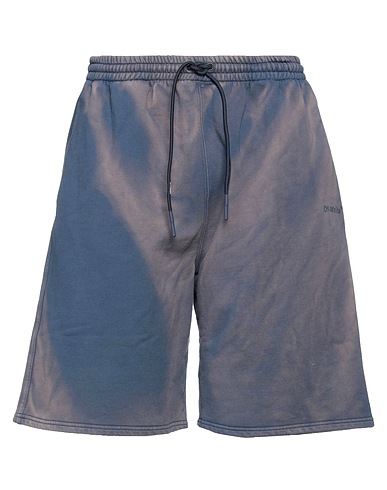 OFF-WHITE™ Shorts & Bermuda Slate blue 100% Cotton