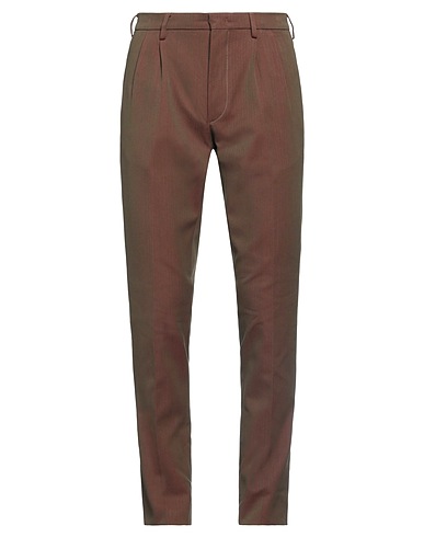 DEVORE INCIPIT Casual pants Brown 100% Cotton