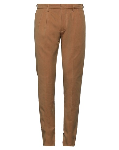 DEVORE INCIPIT Casual pants Camel 100% Cotton