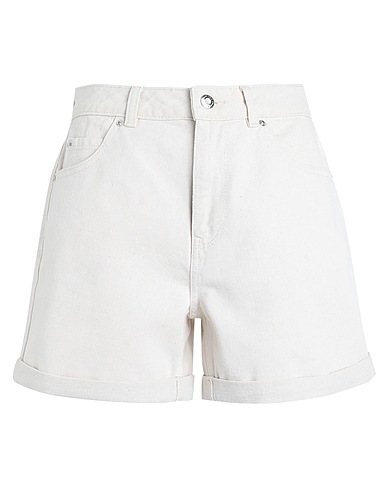 VERO MODA Shorts Cremeweiß 100% Baumwolle