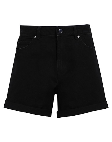 VERO MODA Denim shorts Black 100% Cotton