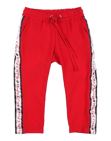 BYBLOS Casual pants Red 97% Polyester, 3% Elastane