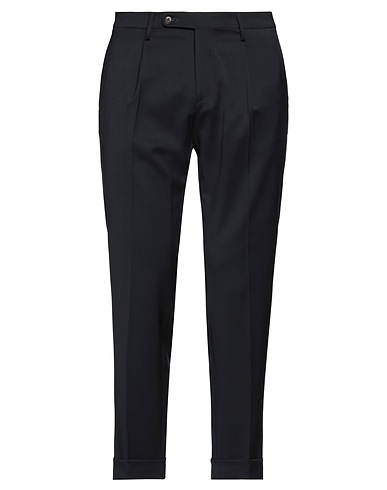 MICHELE CARBONE Casual pants Midnight blue 100% Virgin Wool