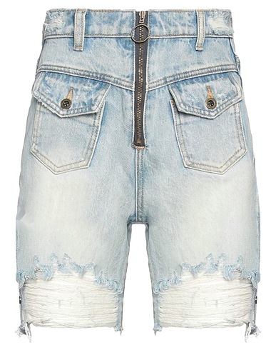 ONE TEASPOON Denim shorts Blue 80% Cotton, 20% Recycled cotton