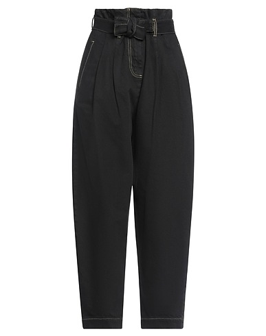 WANDERING Denim trousers Black 100% Cotton