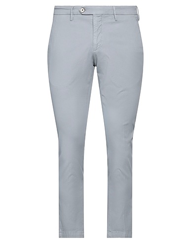 MICHAEL COAL Casual pants Grey 97% Cotton, 3% Elastane