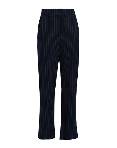 VERO MODA Casual trouser Navy blue 69% Polyester, 28% Viscose, 3% Elastane