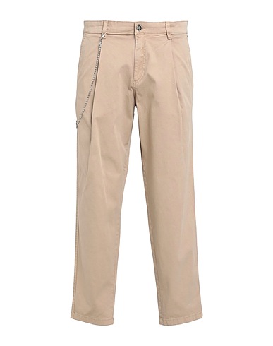 JACK & JONES Casual pants Beige 97% Cotton, 3% Elastane