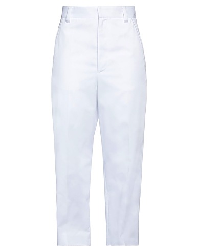 JUST CAVALLI Casual pants White 67% Polyester, 33% Cotton, Acetate, Viscose