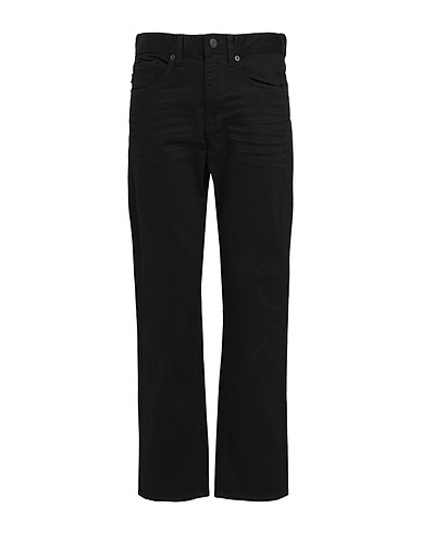 SELECTED HOMME Denim trousers Black 98% Organic cotton, 2% Elastane