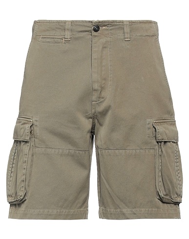 VINTAGE 55 Shorts & Bermuda Military green 100% Cotton