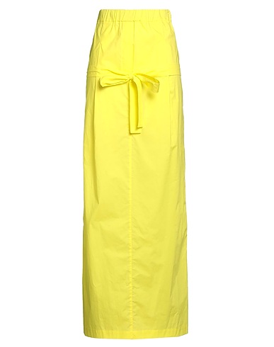 JUCCA Long skirt Yellow 100% Cotton