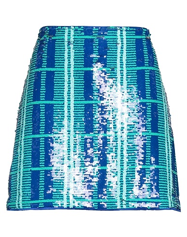 ARMANI EXCHANGE Mini skirt Blue 100% Polyester, PTT - Polytrimethylene terephthalate