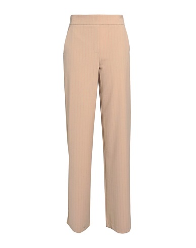 VERO MODA Casual trouser Sand 69% Polyester, 28% Viscose, 3% Elastane
