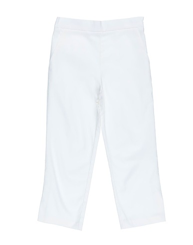 ERMANNO SCERVINO JUNIOR Casual pants White 97% Cotton, 3% Elastane