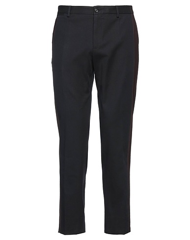 DOLCE&GABBANA Casual trouser Black 88% Cotton, 10% Virgin Wool, 2% Elastane