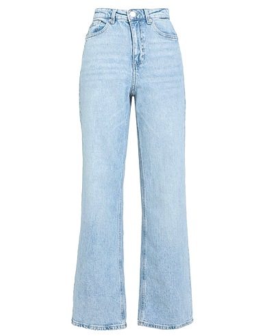 VERO MODA Denim trousers Blue 79% Cotton, 20% Recycled cotton, 1% Elastane