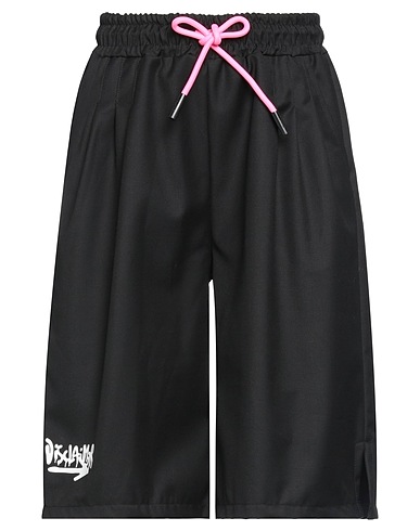 DISCLAIMER Shorts & Bermuda Black 65% Polyester, 35% Viscose